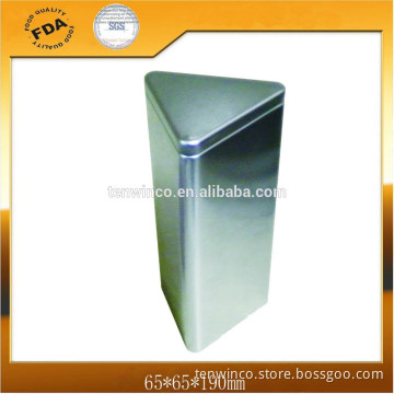 Triangle Tea Tin Can